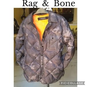 Rag and Bone quilted down filled jacket